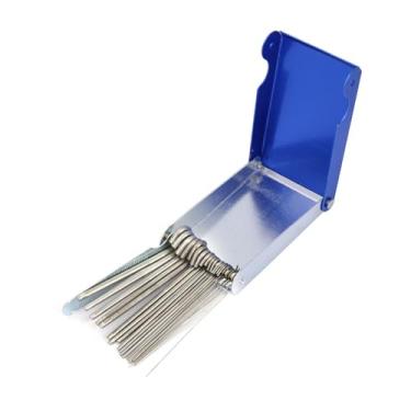 Imagem de 22PCS Conjunto de Limpador de Bico de Soldagem a Gás de Aço Inoxidável, Durável Com Caixa de Alumínio para Solda, Corte