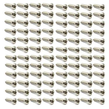 Imagem de 100 parafuso INOX Oval escudo guitarra STRATO 2,9 X 13mm MXP