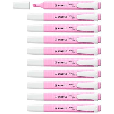 Imagem de Marcador de Texto Stabilo Swing Cool, Fuchsia, Caixa com 10 unidades