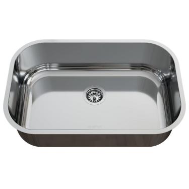 Imagem de Cuba para Pia de Cozinha em Aço Inox N2 56x35x17cm Alto Brilho com Válvula GhelPlus Inox