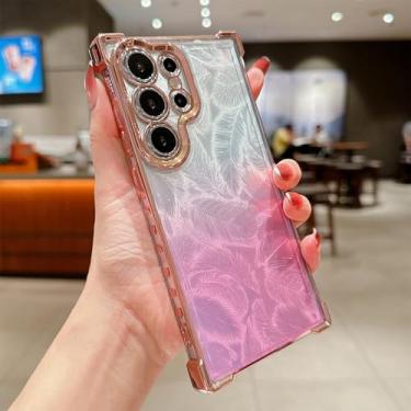 Imagem de Capa Glitter para Samsung Galaxy S25 Ultra S24 FE S23 Plus S22Ultra S21Ultra Note20 A15 A25 A35 A34 A54 A55, Rosa, Para Galaxy S25Plus