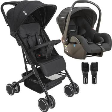 Imagem de Carrinho de Bebe Passeio com Bebe Conforto Kiddo Mascote Preto