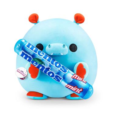Imagem de Brinquedo de pelúcia zuru Snackles Mentos Hippo Super Size 35cm