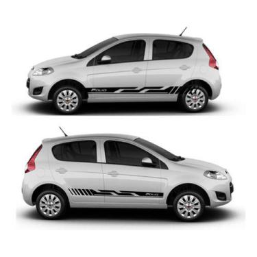 Imagem de Faixa Lateral Fiat Palio Wekendy Em Vinil Motorista E Carona - onl