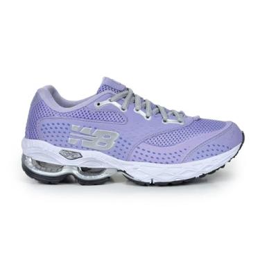 Imagem de Tenis Feminino Lindo Nylon Confortavel Cores Esportes Corrida (Lilas, BR, Adulto, Numérico, 37)
