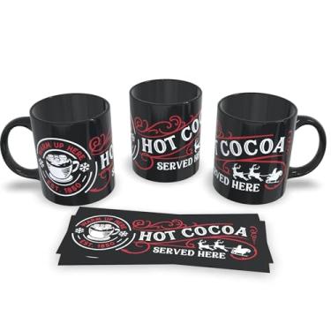 Imagem de Caneca Preta Personalizada Chocolate Quente – Presente Criativo (Mod.3)