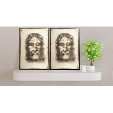Imagem de Quadro Sagrado Face de Cristo, Jesus, Igreja Católica, Igreja Evangéli