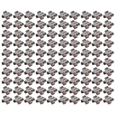 Imagem de Braçadeira de Arame de Aço Inoxidável, Suporte de Fixação do Cordão, Kit de Conjunto de Clipes de Cabo PV para Painel Solar, 100pcs Fotovoltaico