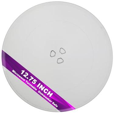 Imagem de Placa de vidro para toca-discos de micro-ondas de 32,4 cm compatível com GE, LG, Whirlpool, Kenmore e Sears - Substituição para WP8172138, 1B71961H, 5303307962, WB49X10129, 3390W1A027A, WB49X10074,