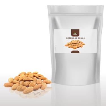 Imagem de Amêndoa Crua 1kg Sem Sal Oner 100% Natural Crocante e Nutritiva para Lanches Saudáveis Receitas e Dietas Equilibradas Fonte de Proteínas Fibras e Gorduras Boas