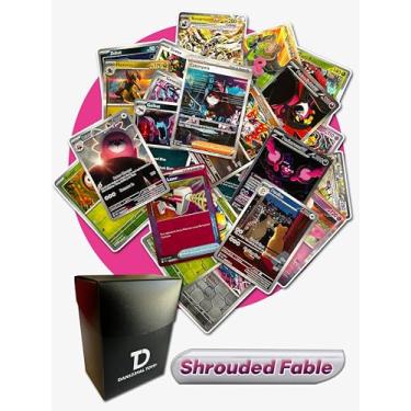Imagem de Shrouded Fable Pokémon Compatible TCG Random Assortment Bundle || Guaranteed Ultra Rare + 20 Random Cards + Dan123yal Deck Box