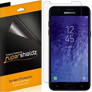 Imagem de Supershieldz (Pacote com 6) Projetado para Samsung Galaxy J3 V J3V (3ª geração) e J3 (3ª geração) (Verizon), protetor de tela transparente de alta definição (PET)
