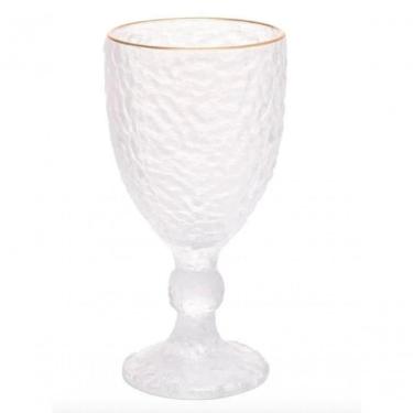 Imagem de Taça De água Cristal Com Fio De Ouro 320 Ml - Lyor