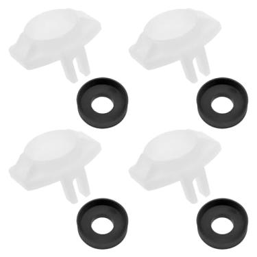 Imagem de Xhziy 4 conjuntos de peças de reposição de bocal de banheira reparo divisor de bocal 101237 vedação de copo e porta divisor são adequados para a tomada de banheira 3800 para instalações de tubulação