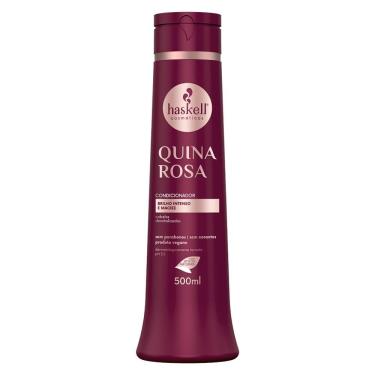Imagem de Condicionador Quina Rosa Brilho Intenso E Maciez Haskell 500ml