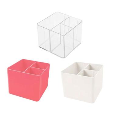 Imagem de Kit 3 Porta Objetos Com 3 Divisórias - Dello