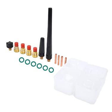 Imagem de Kit de Tocha de Soldagem TIG Chapetas de Vidro Durable Cups Traseiro para WP9 20 25 Modelo 300A