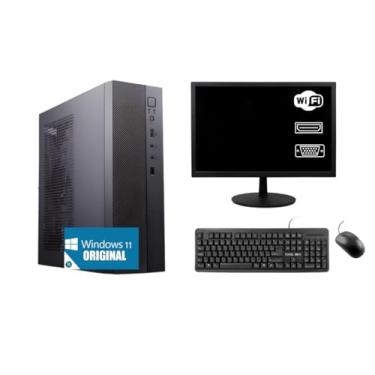 Imagem de PC COMPLETO MINI SLIM I7 4770 RAM 16GB SSD 480GB - MONITOR 19 KIT TECLADO E MOUSE WINDOWS 11 ORIGINAL