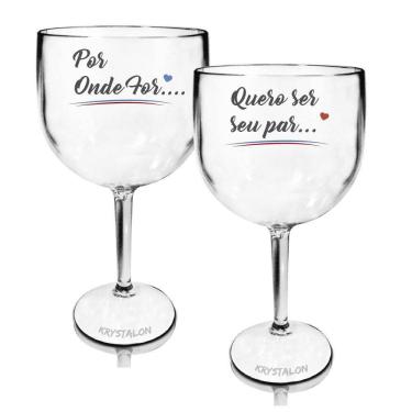 Imagem de Kit 2 Taças Gin Por Onde For... - Para Dia Dos Namorados