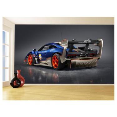 Imagem de Papel De Parede 3D Carro Mc Laren Pista Super 3,5M Car285 - Você Decor