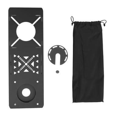 Imagem de Placa de tabela de camping Placa de mesa de aço inoxidável Placa superior para IGT Série 2 em 1 Acessórios de fogão a aranha Campo de acampamento ao ar livre