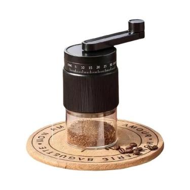 Imagem de Moedor De Café Manual Ajustável 35 Engrenagens Núcleo Cerâmico Moinho 