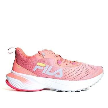 Imagem de Tenis Fila Racer Spider Feminino,Salmão/Prata/Limão,35