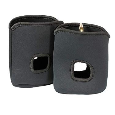 Imagem de Horze Capas de estribos de neoprene macio 16 cm x 20 cm | Proteja sua sela - preto - tamanho único