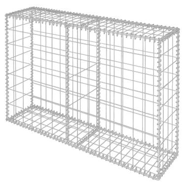 Imagem de Cesta de gabião Casafoyer em aço galvanizado 150x50x100cm