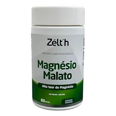 Imagem de Magnésio Malato Suplemento Mineral 60 Cápsulas Alta Absorção Zelth