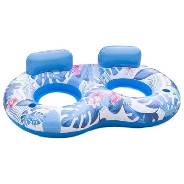 Imagem de Fecadou Flutuador Inflável para Piscina, Cadeira Flutuante Aquática, Bote Inflável, Brinquedo Unissexo Ao Ar Livre Para Lago, Piscina, Praia e Parque Aquático