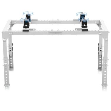 Imagem de TOPTGO Mini suporte de chão dividido, suporte ajustável resistente, capacidade de carga de 181 kg, adequado para bomba de calor de ar-condicionado sem dutos de 9.000-12.000 BTU