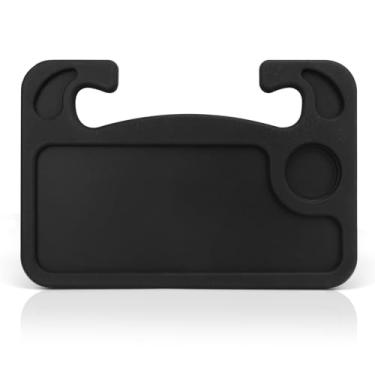 Imagem de Bandeja de carro para carro, bandeja de volante, bandeja de viagem de carro, bandeja de comida para carro, laptop, suporte para volante, bandeja de mesa de volante, bandeja de mesa de comer de carro