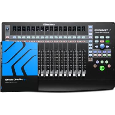 Imagem de PreSonus Controlador FaderPort 16 DAW com software Studio One Pro