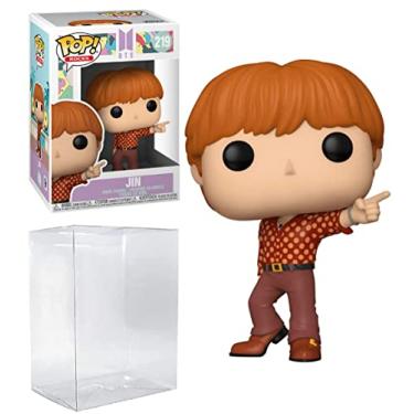 Imagem de Jin Funko Pop Funko Pop! Rocks: BTS - Dynamite - Jin (Pacote com capa protetora EcoTek para proteger a caixa de exibição)