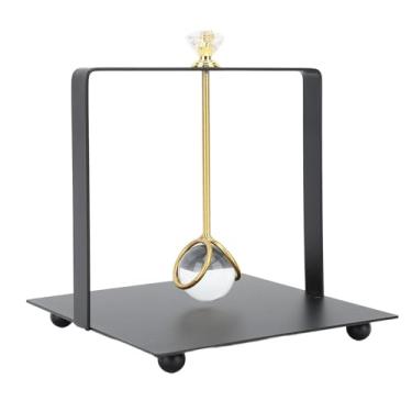 Imagem de Suporte de guardanapo de metal para mesa, dispensador de guardanapos de mesa quadrado com barra central de metal sofisticado, suporte de guardanapo de coquetel moderno e elegante para casa, cozinha