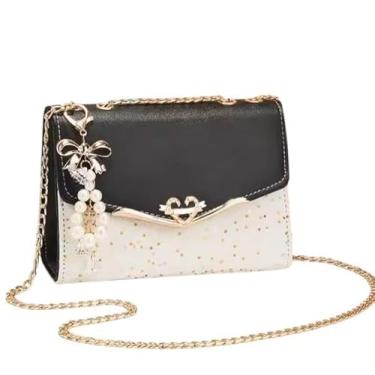 Imagem de Bolsa Feminina My Ek- Linha Chic - Preto com Bege