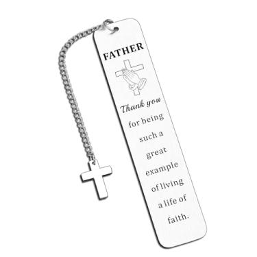 Imagem de Marcador de livro bíblico masculino de agradecimento de pastor para homem de Deus, capelão, ministro, agradecimento, marcadores de livros cristãos, suprimentos de estudo da Bíblia para homens, padre