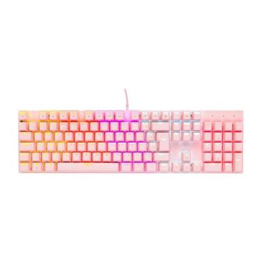 Imagem de Teclado mecanico usb gamer orion essential blue rgb dazz rosa