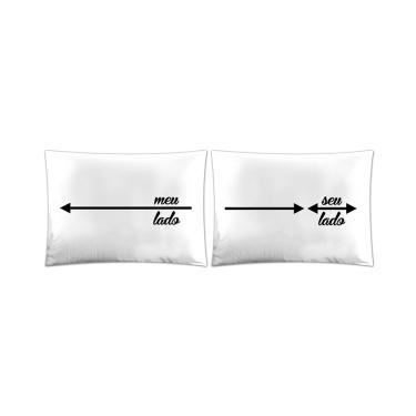 Imagem de Jogo de Fronhas Sul Brasil Vivaldi Lado a Lado em Malha 100% Algodão