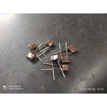 Imagem de 1x Capacitor Mica Prata 10pf/50v 10% Sem Marcação Cm1 Icl