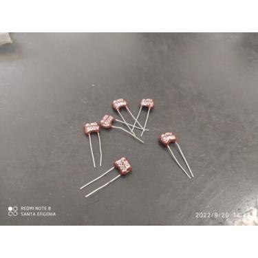 Imagem de 1x Capacitor Mica Prata 6,8pf/500v Tolerancia 0,5pf Icl