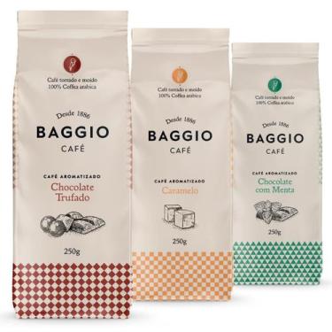 Imagem de Café Aromatizado, Café Em Pó Baggio, 3 Pacotes, 750G - Baggio Cafe