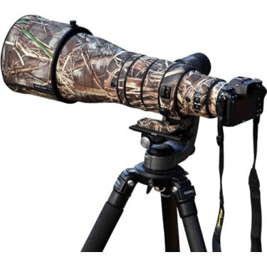 Imagem de ROLANPRO Capa de camuflagem de lente à prova d'água para Nikon Z 600 mm F4 TC VR S Capa protetora de lente - # 9 Grama clássica à prova d'água