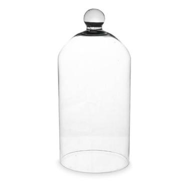 Imagem de Redoma De Vidro Cupula De Vidro Sem Base 24 Cm Com Pino