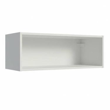 Imagem de Armário Aéreo com Nicho Aberto 60cm Branco Emilly Madesa