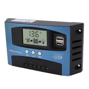 Imagem de Dpofirs Controlador de Painel Solar, DC Recarregável MPPT Solar Charge Controller Dual USB para Carga (80a)