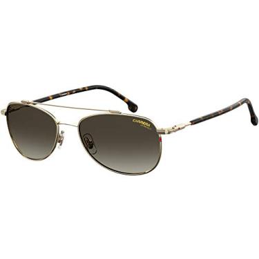 Imagem de Óculos de sol unissex Carrera CARRERA 224/S dourado/marrom sombreado 55/17/145