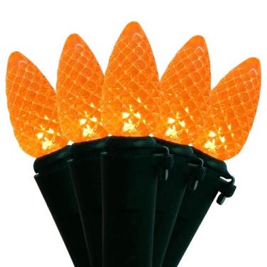 Imagem de Luzes de corda MXTCLM Orange C3 Halloween 50 LED 5,5 m