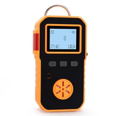 Imagem de Ex detector de gás, monitor de gás combustível, medidor de gás único portátil recarregável com vibração, alarmes visuais sonoros e leves, bateria de longa duração de 14h, à prova de explosão, para